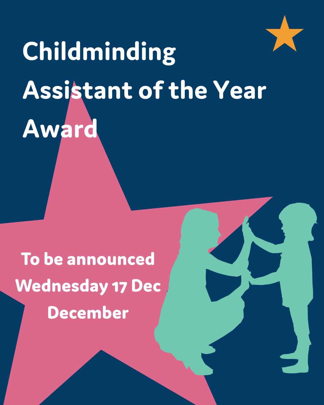 Childminding Assistant of The yeard award