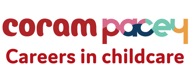 Careers in childcare Coram PACEY specific logo for careers in childcare