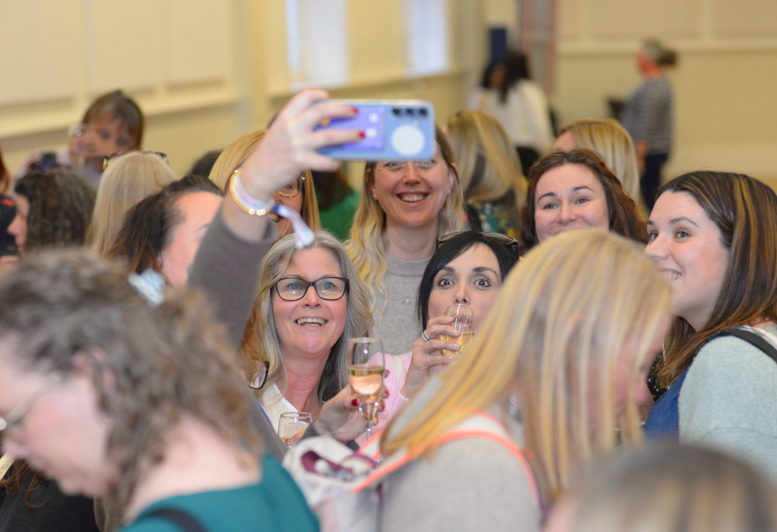 Three childminders at Coram PACEY conference